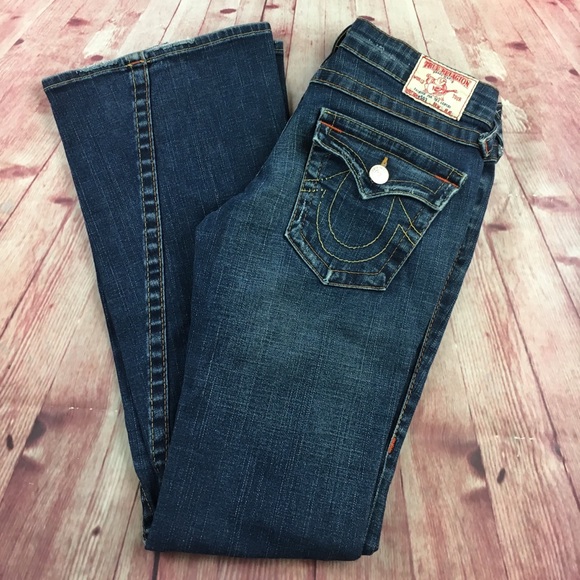 💸True Religion #503 Twisted Leg Flare Jean 28x32 - Picture 2 of 8